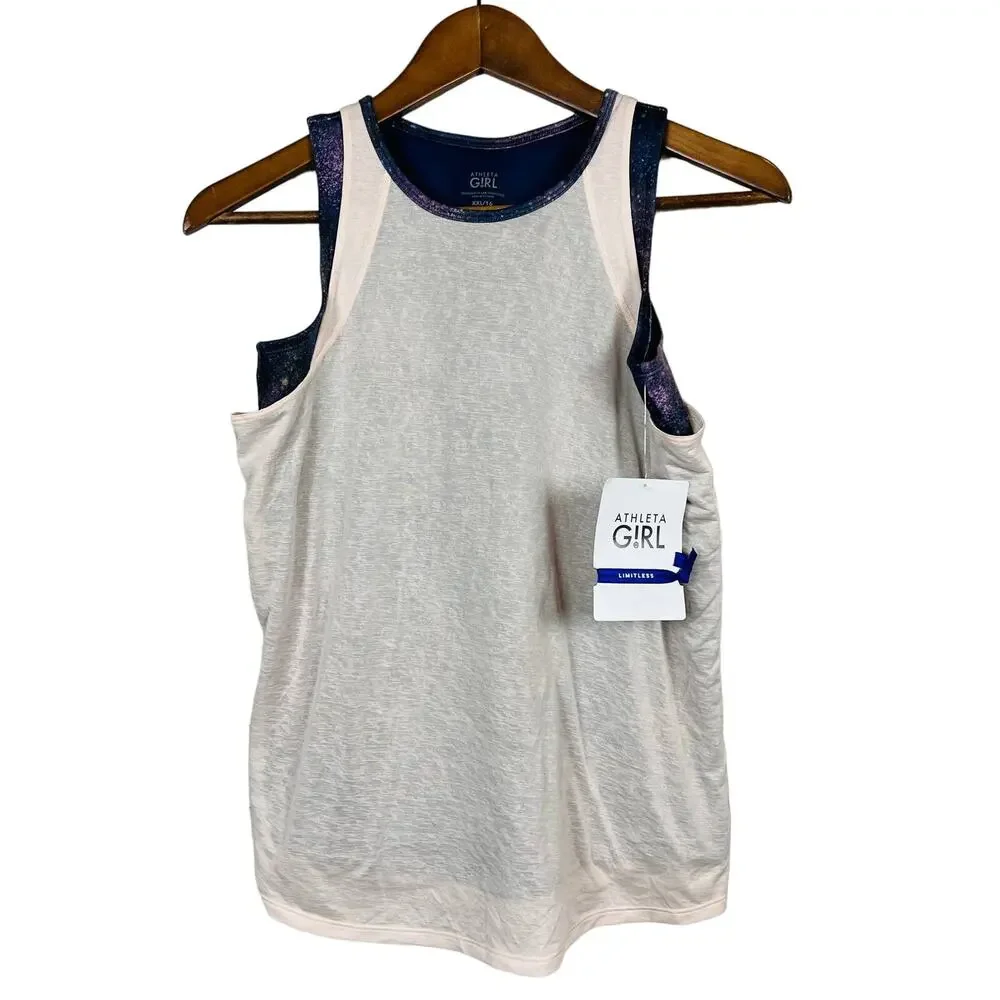 NEW! Athleta Girl Team Up Tank Athletic Top - XXL / 16